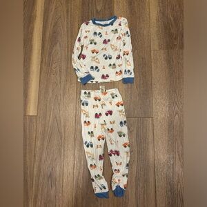 Milkberry Construction Vehicle Bamboo Pajamas Set